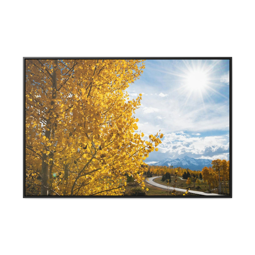 Golden Sunshine - Canvas with Frame - Visiting This World