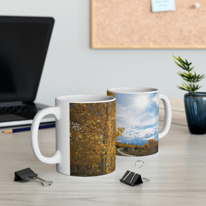 Golden Sunshine - Ceramic Mug 11oz - Visiting This World