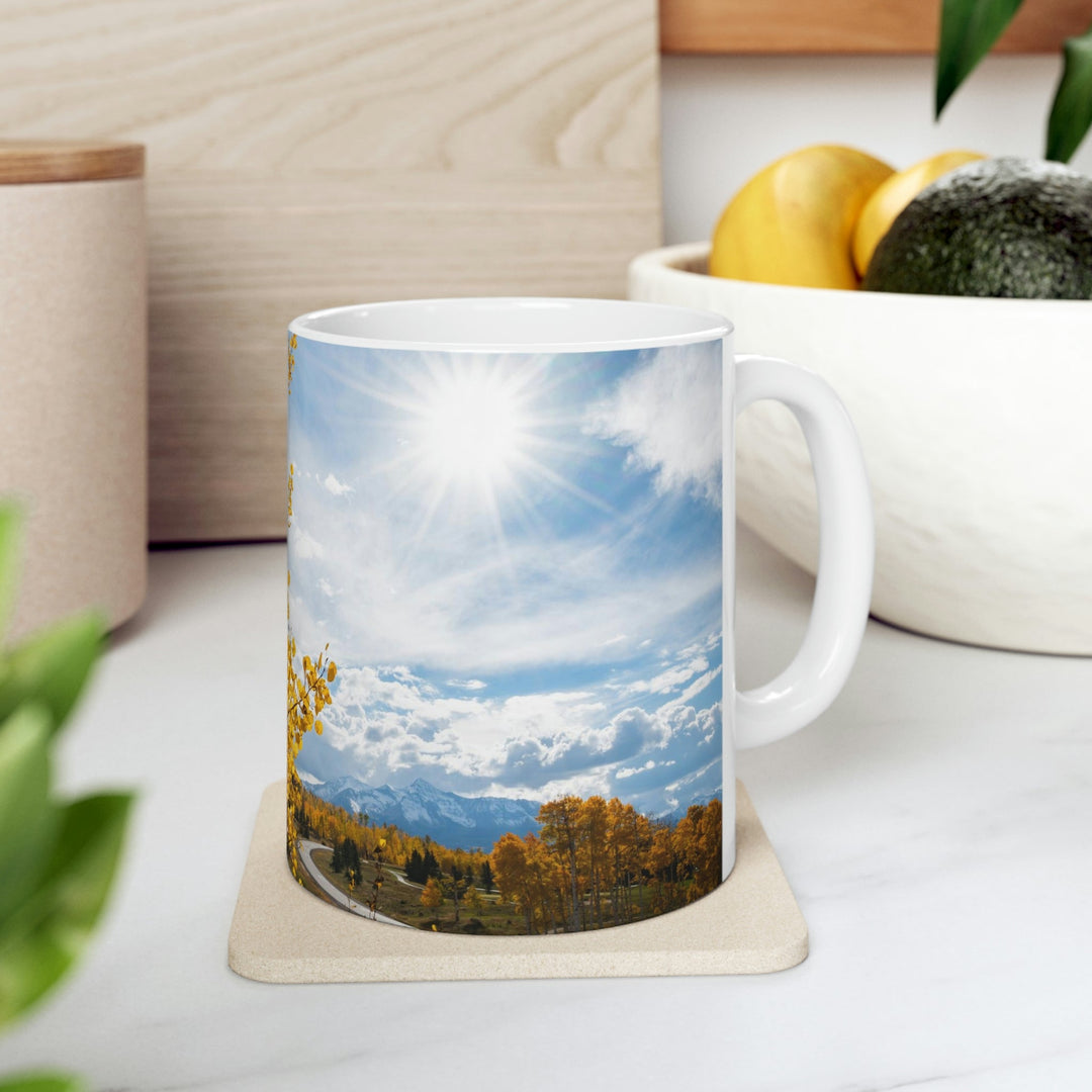 Golden Sunshine - Ceramic Mug 11oz - Visiting This World