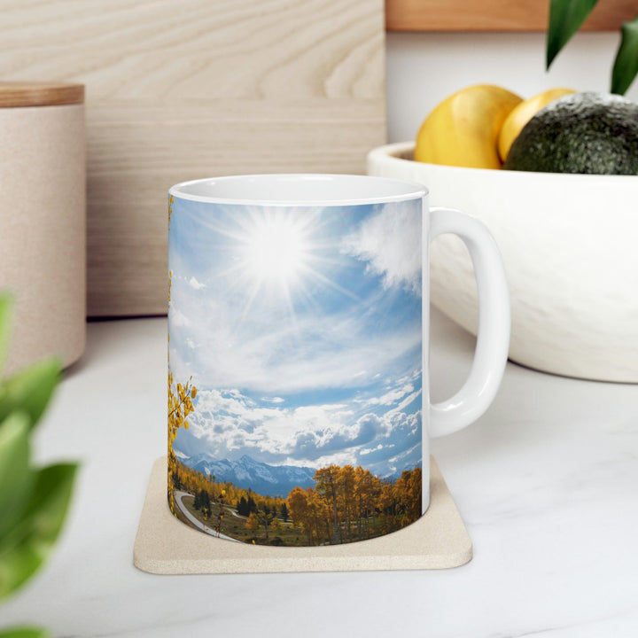 Golden Sunshine - Ceramic Mug 11oz - Visiting This World