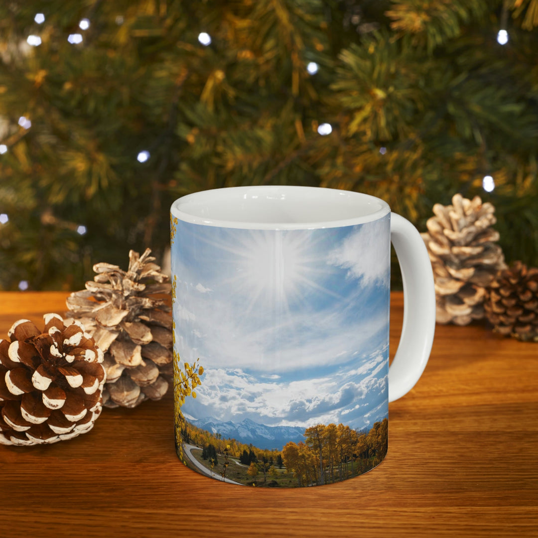 Golden Sunshine - Ceramic Mug 11oz - Visiting This World