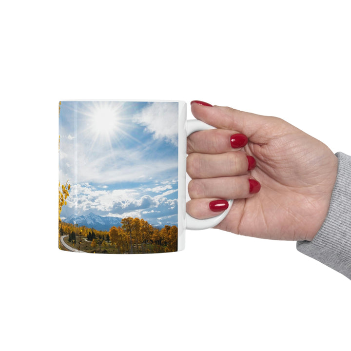 Golden Sunshine - Ceramic Mug 11oz - Visiting This World