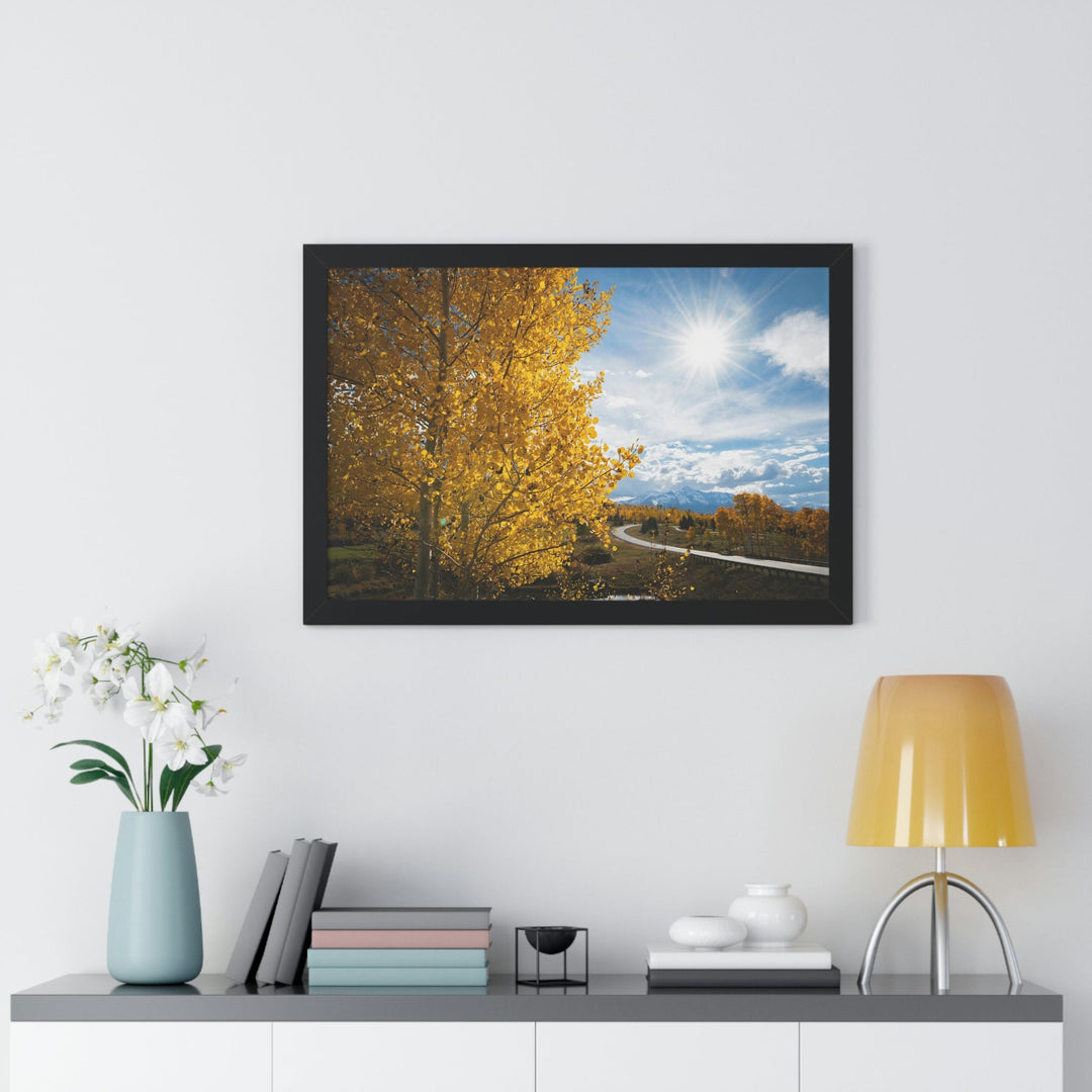 Golden Sunshine - Framed Print - Visiting This World