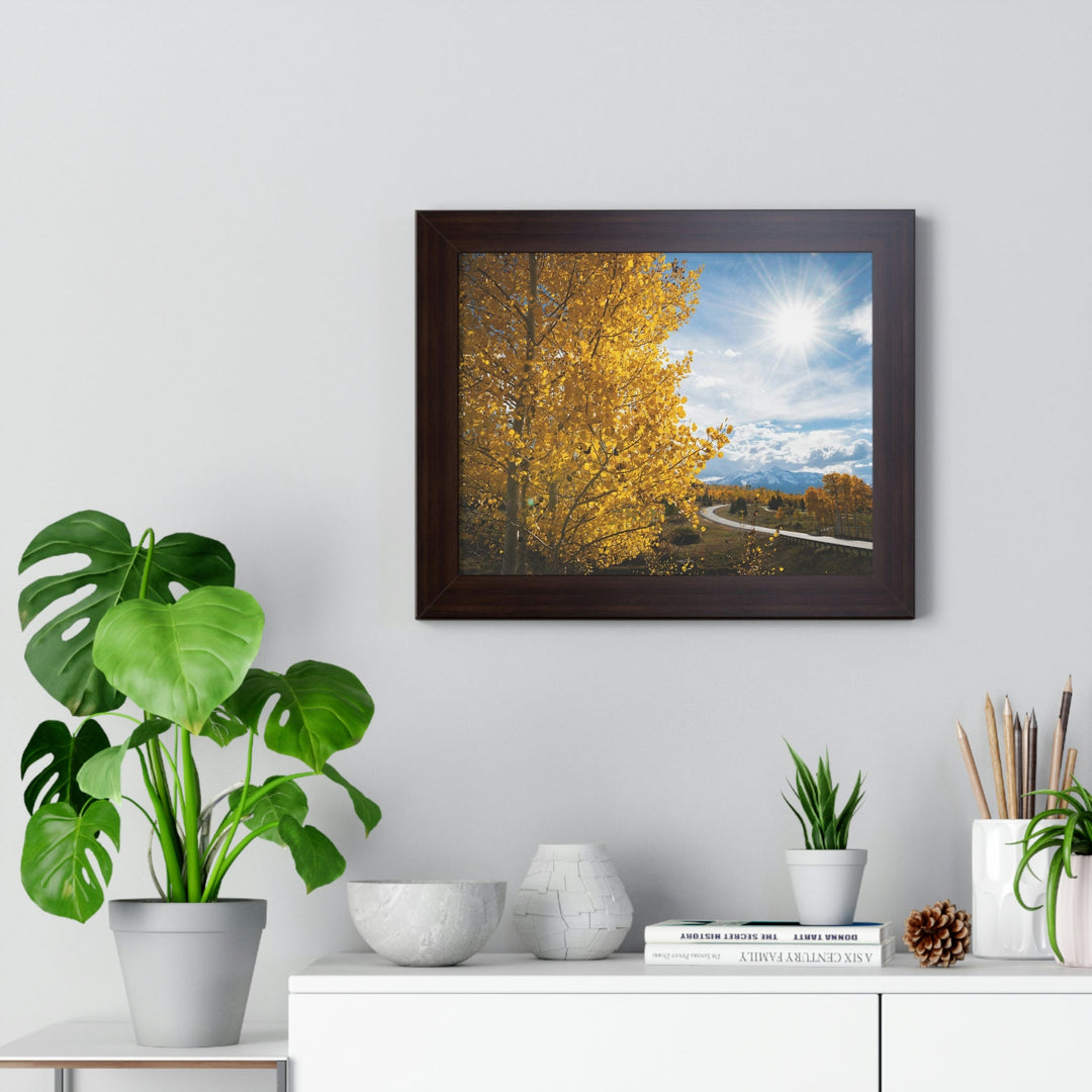 Golden Sunshine - Framed Print - Visiting This World