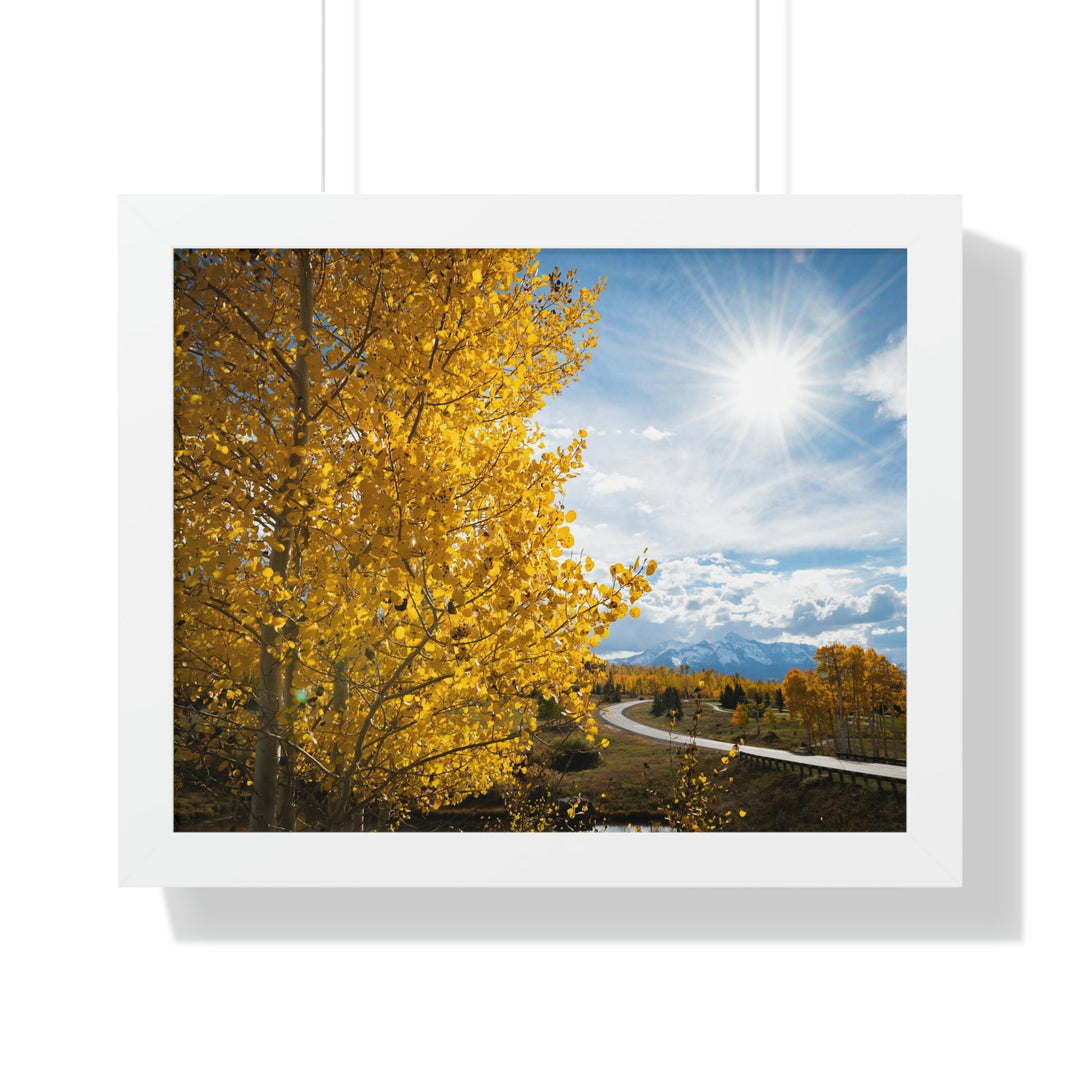 Golden Sunshine - Framed Print - Visiting This World