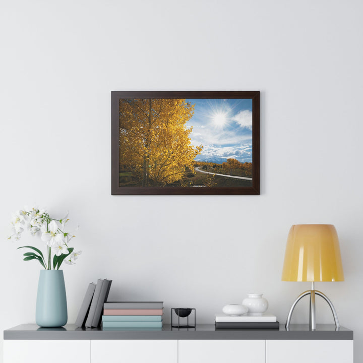 Golden Sunshine - Framed Print - Visiting This World