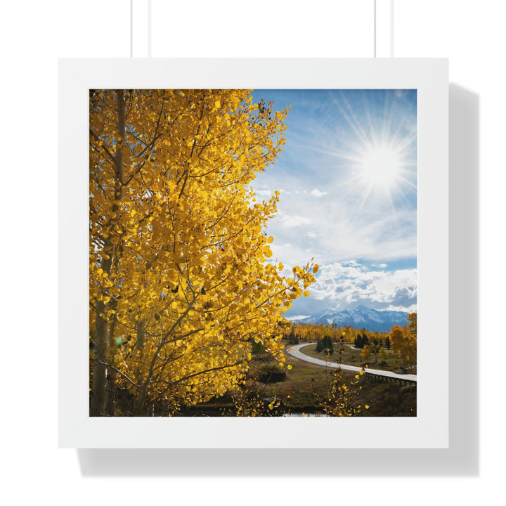 Golden Sunshine - Framed Print - Visiting This World