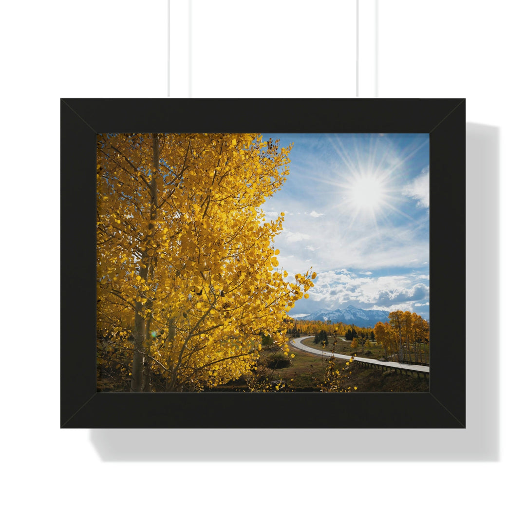 Golden Sunshine - Framed Print - Visiting This World