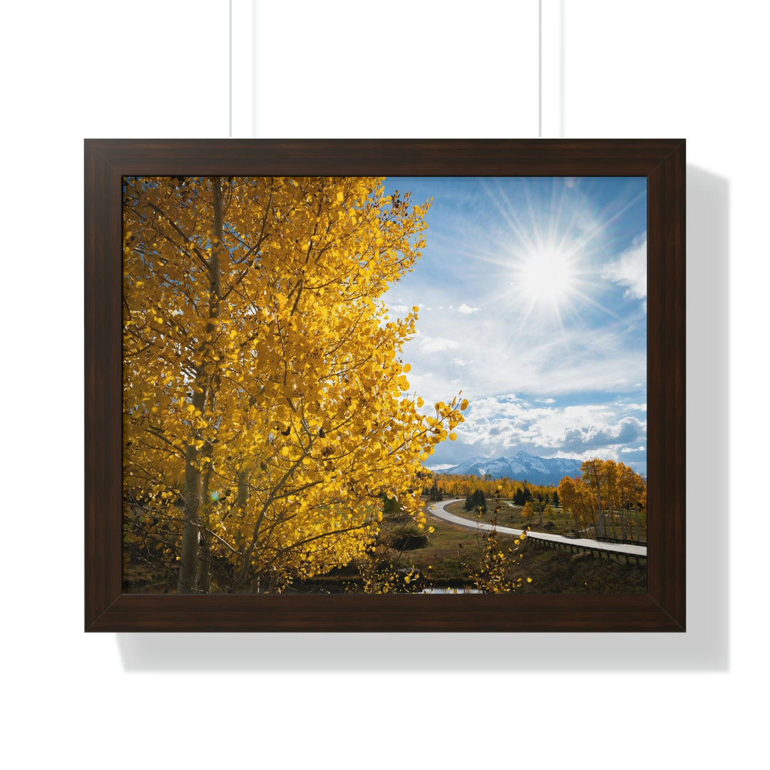 Golden Sunshine - Framed Print - Visiting This World