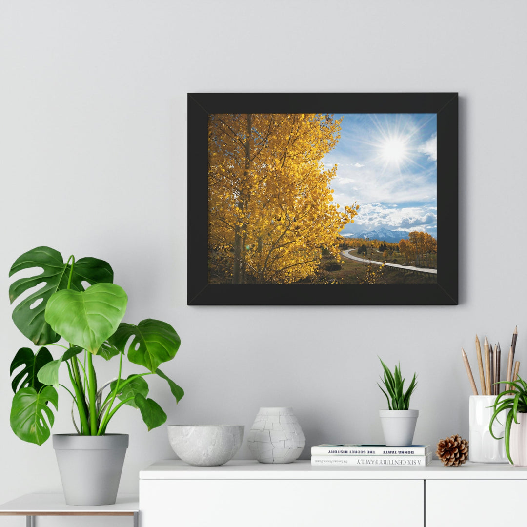 Golden Sunshine - Framed Print - Visiting This World