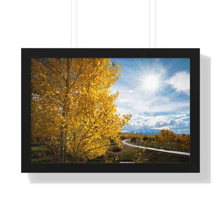 Golden Sunshine - Framed Print - Visiting This World