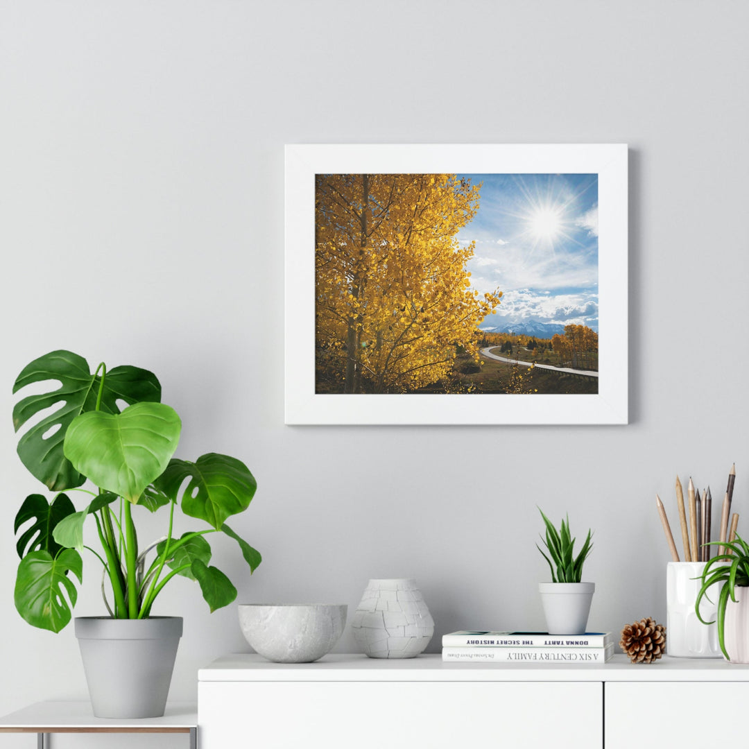 Golden Sunshine - Framed Print - Visiting This World