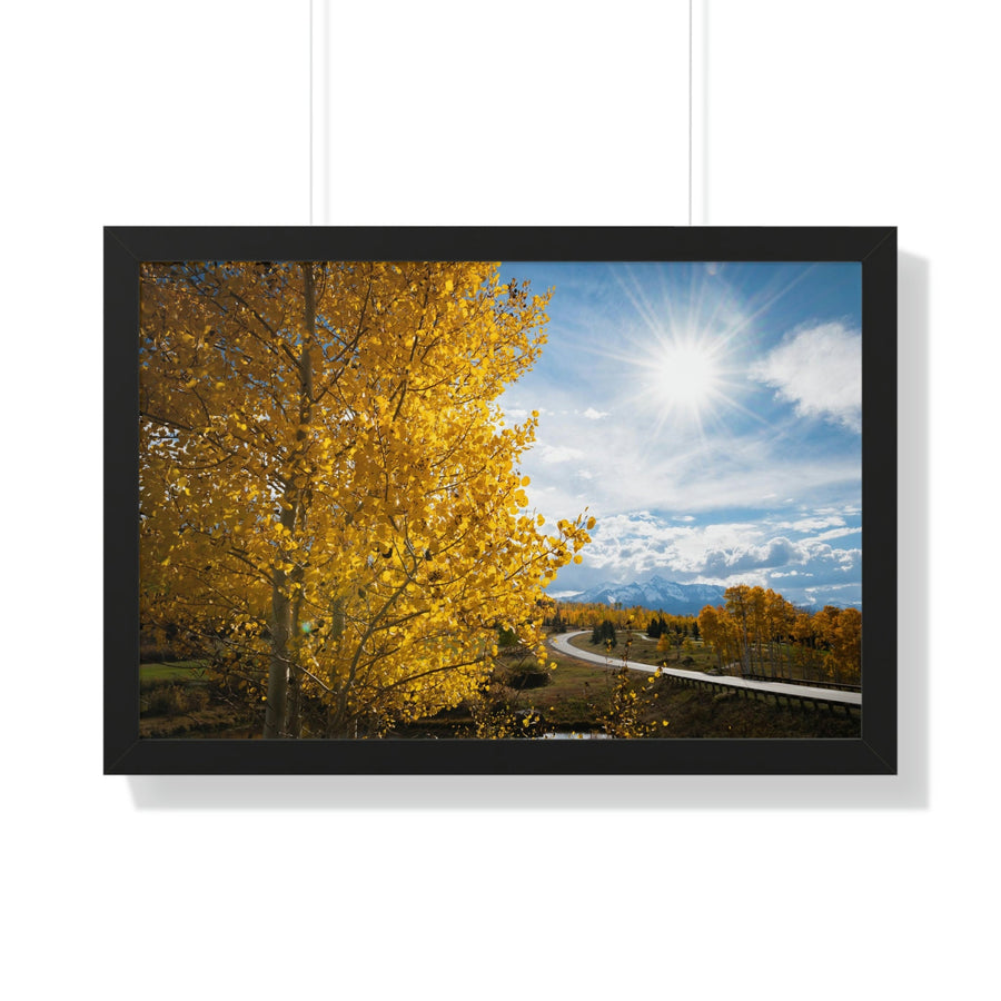 Golden Sunshine - Framed Print - Visiting This World