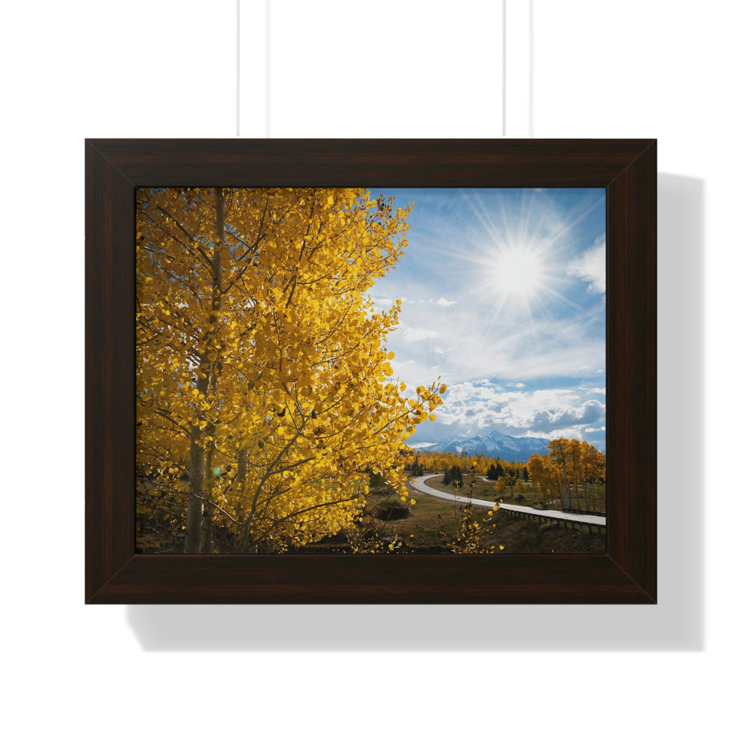 Golden Sunshine - Framed Print - Visiting This World