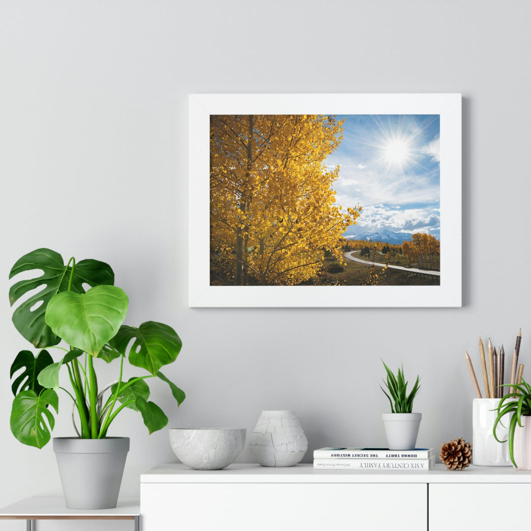 Golden Sunshine - Framed Print - Visiting This World