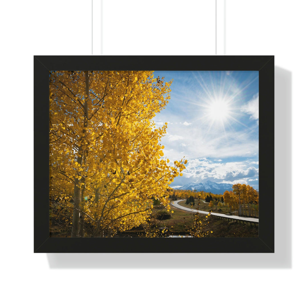 Golden Sunshine - Framed Print - Visiting This World