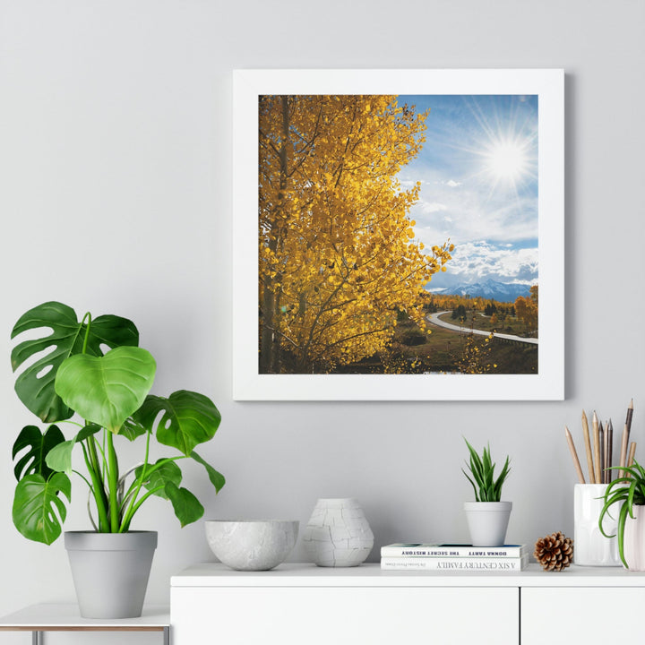 Golden Sunshine - Framed Print - Visiting This World