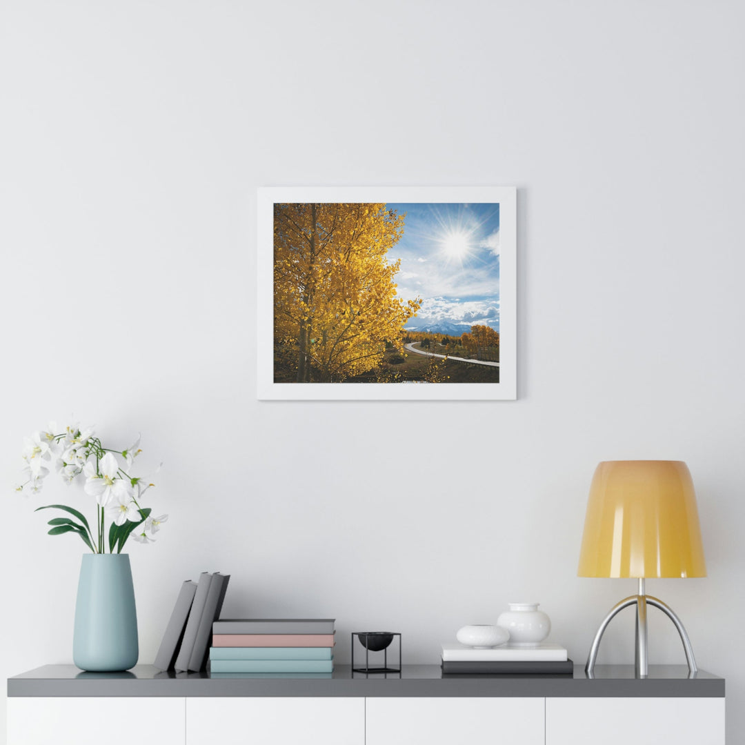 Golden Sunshine - Framed Print - Visiting This World