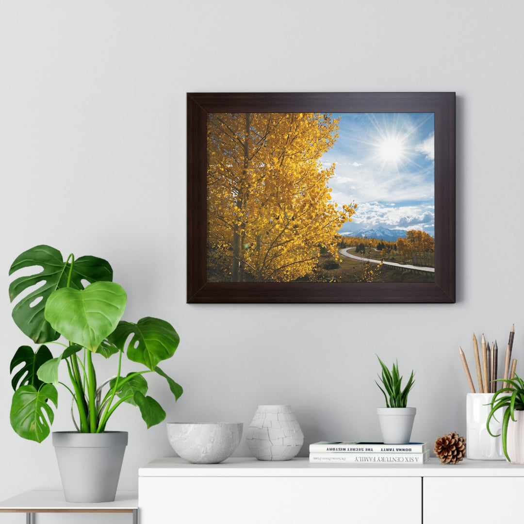 Golden Sunshine - Framed Print - Visiting This World