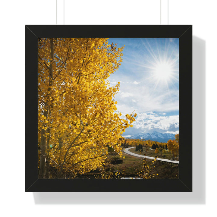 Golden Sunshine - Framed Print - Visiting This World