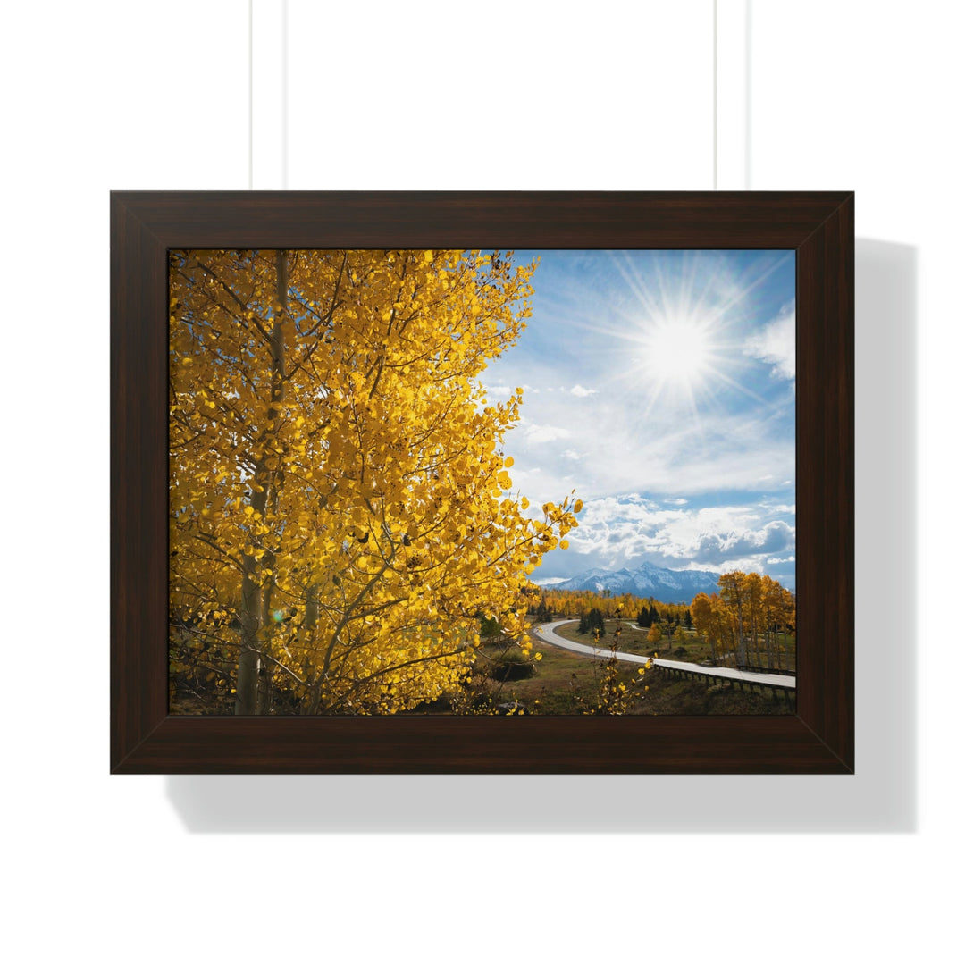 Golden Sunshine - Framed Print - Visiting This World