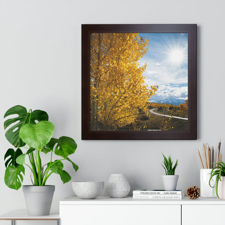 Golden Sunshine - Framed Print - Visiting This World