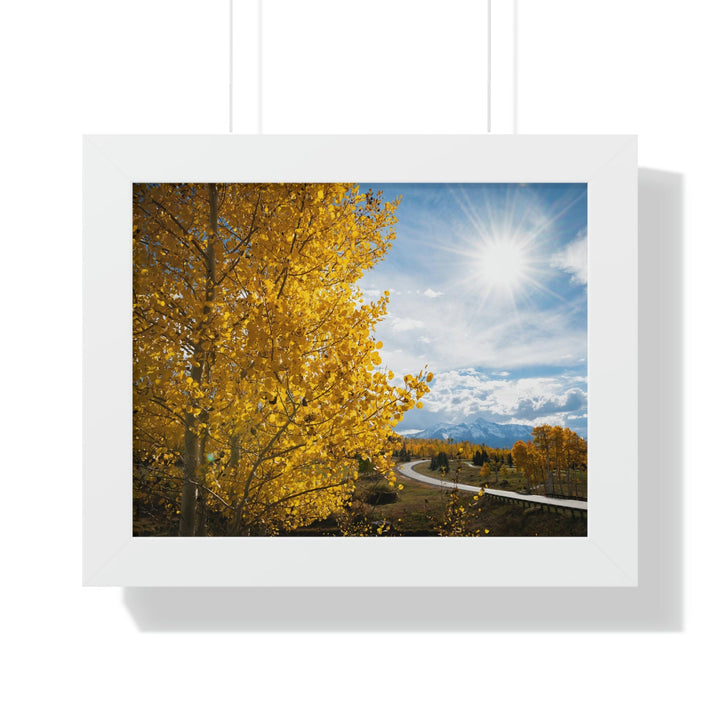 Golden Sunshine - Framed Print - Visiting This World