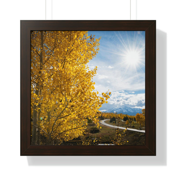 Golden Sunshine - Framed Print - Visiting This World