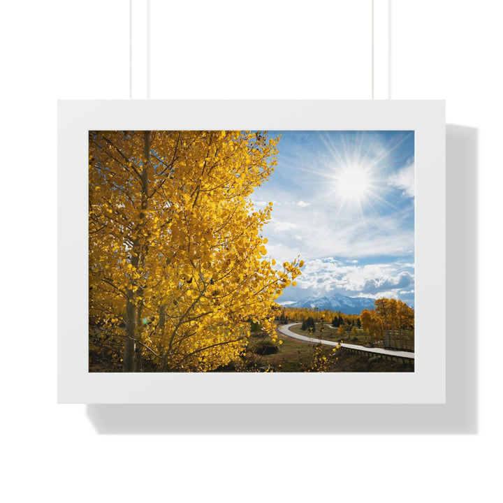 Golden Sunshine - Framed Print - Visiting This World