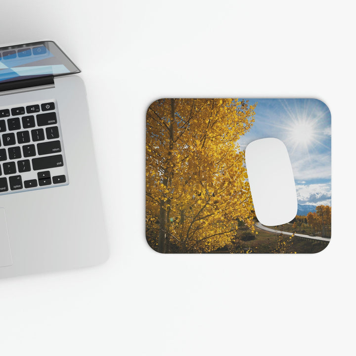 Golden Sunshine - Mouse Pad (Rectangle) - Visiting This World