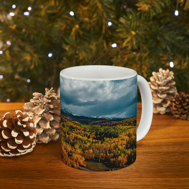 Golds of Autumn - Ceramic Mug 11oz - Visiting This World