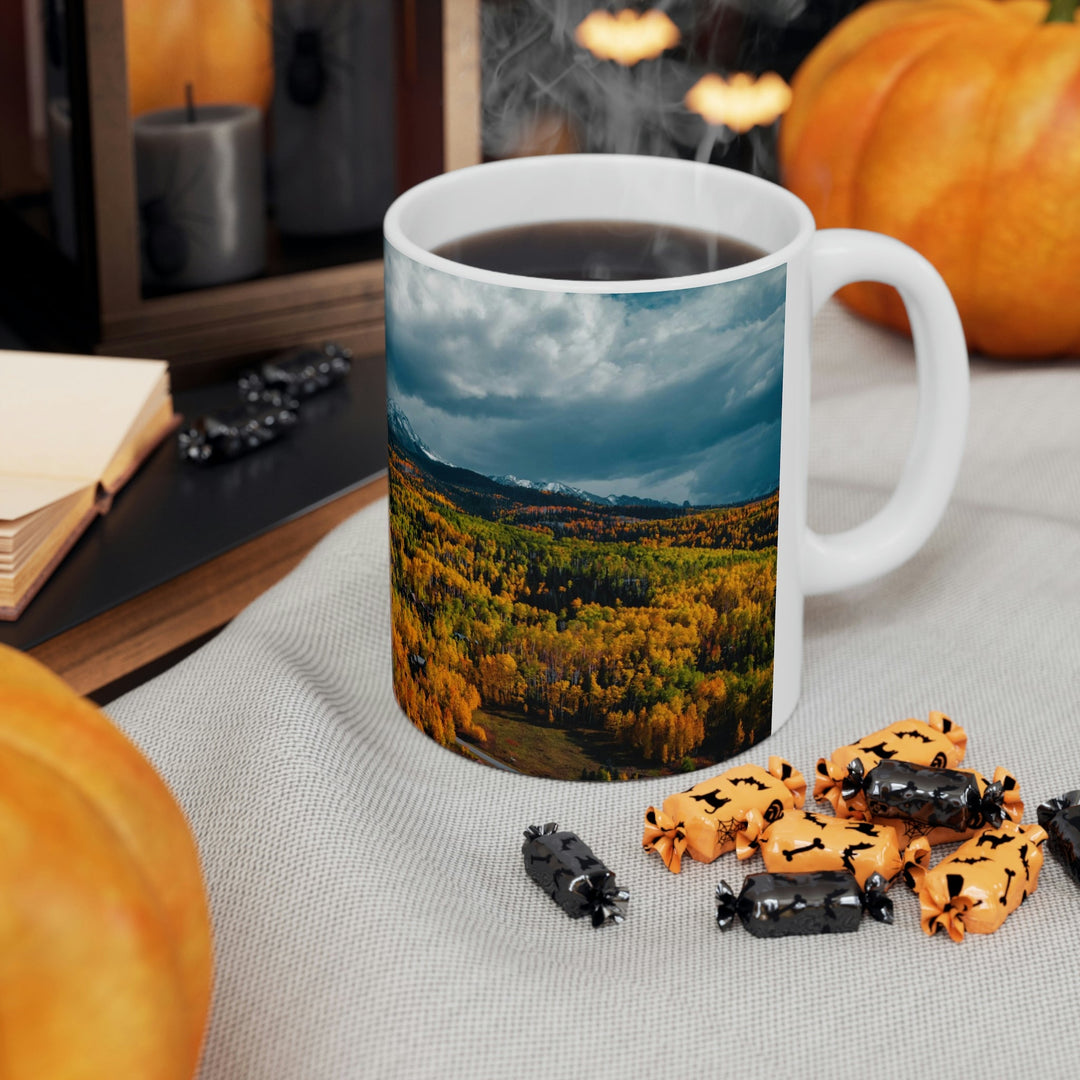 Golds of Autumn - Ceramic Mug 11oz - Visiting This World