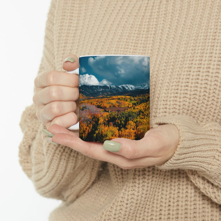 Golds of Autumn - Ceramic Mug 11oz - Visiting This World