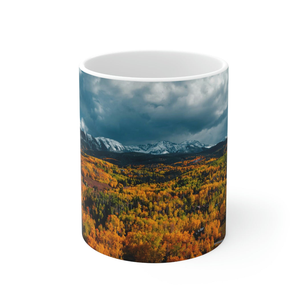 Golds of Autumn - Ceramic Mug 11oz - Visiting This World