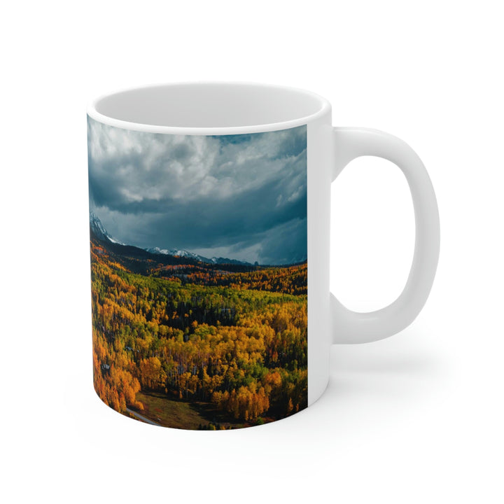 Golds of Autumn - Ceramic Mug 11oz - Visiting This World