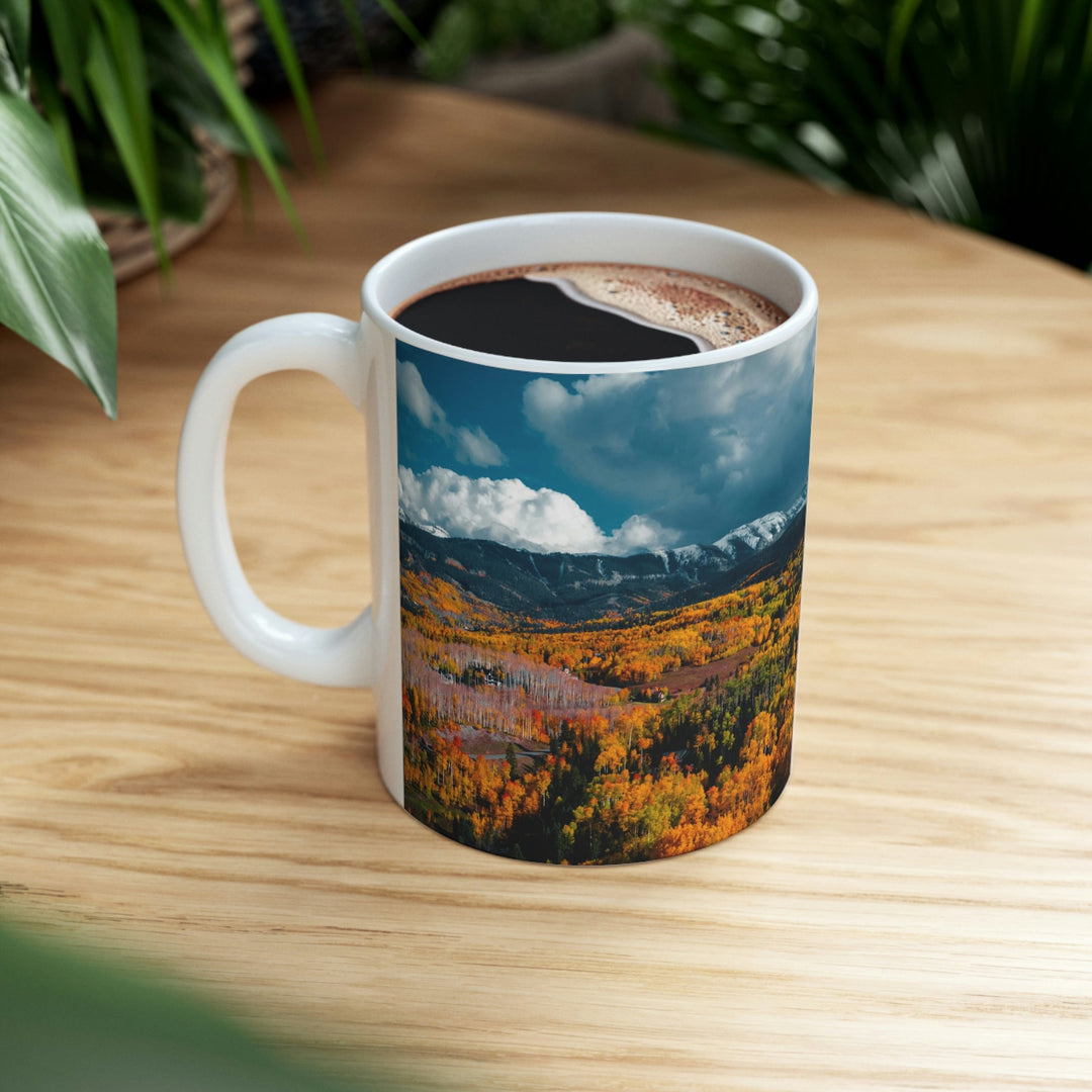 Golds of Autumn - Ceramic Mug 11oz - Visiting This World