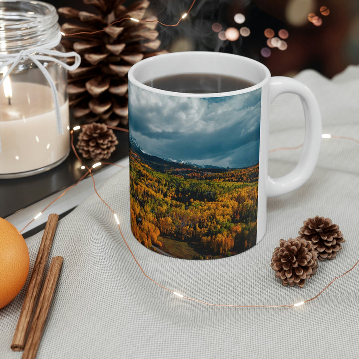 Golds of Autumn - Ceramic Mug 11oz - Visiting This World