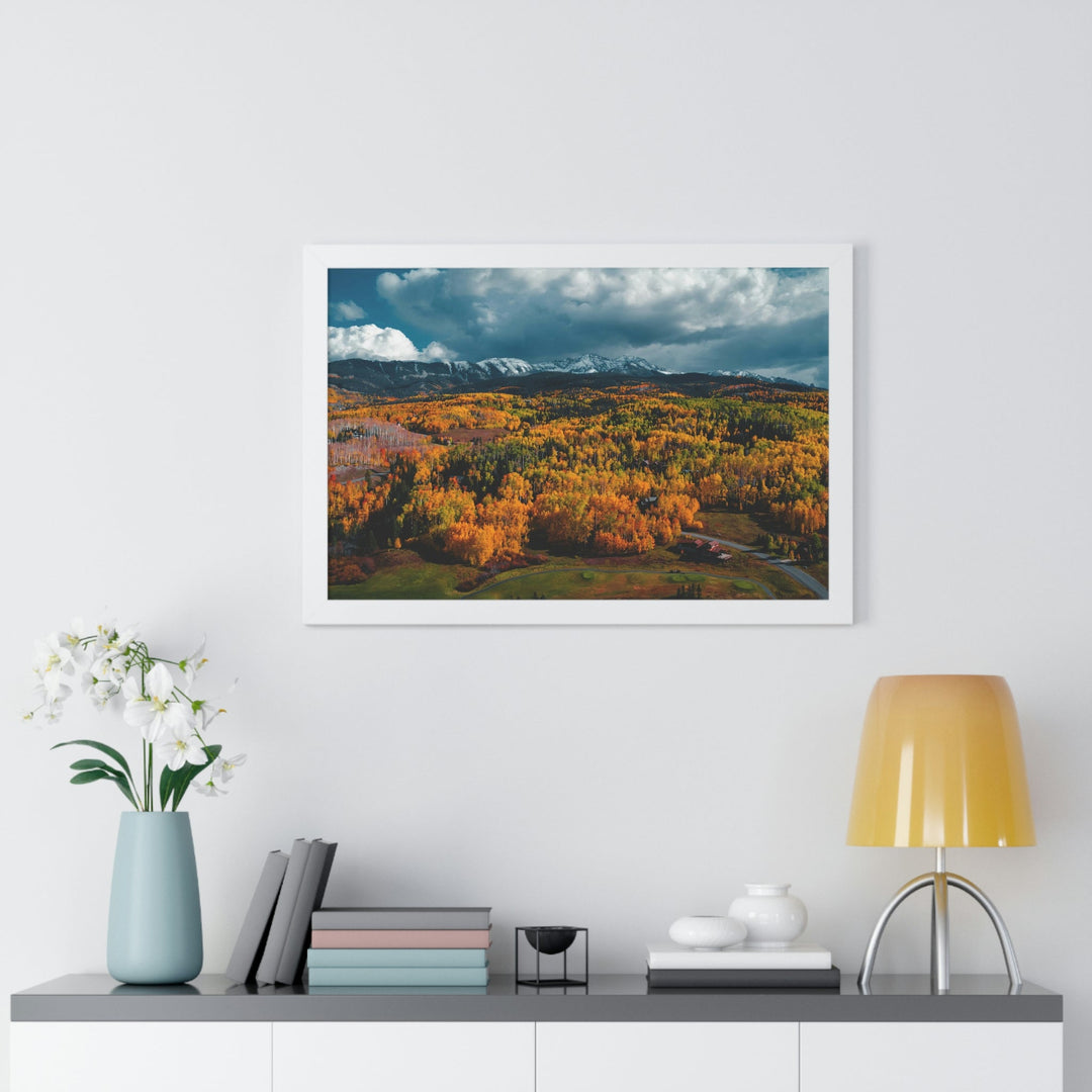 Golds of Autumn - Framed Print - Visiting This World