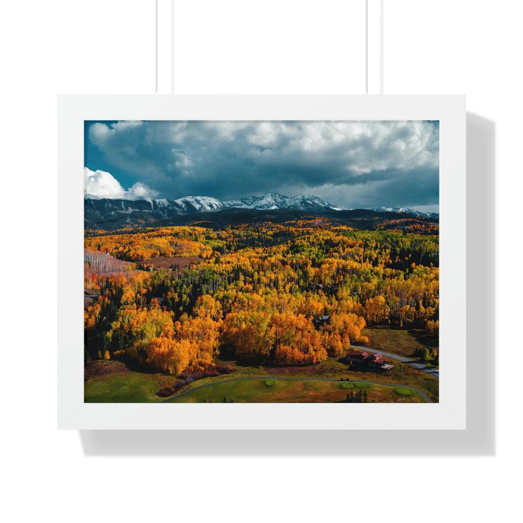 Golds of Autumn - Framed Print - Visiting This World