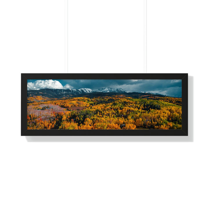 Golds of Autumn - Framed Print - Visiting This World