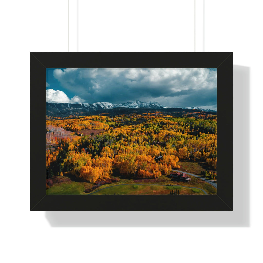 Golds of Autumn - Framed Print - Visiting This World