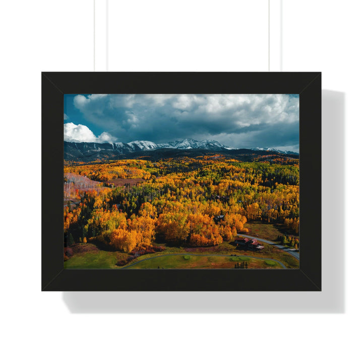 Golds of Autumn - Framed Print - Visiting This World