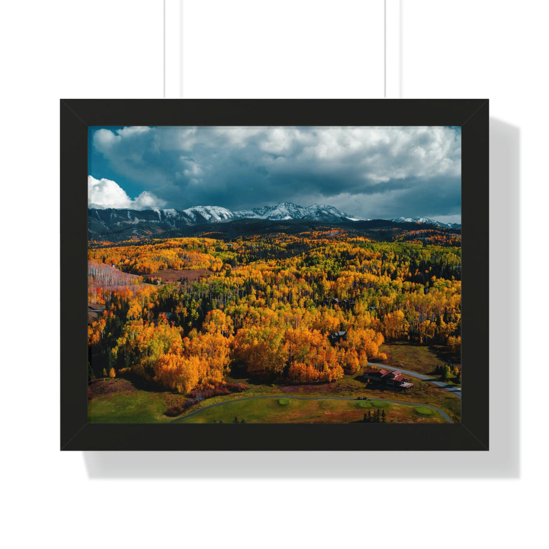 Golds of Autumn - Framed Print - Visiting This World