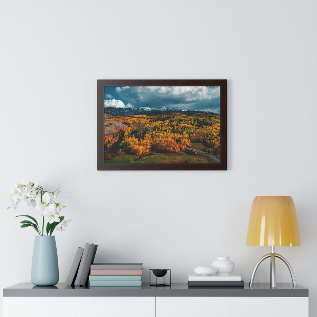 Golds of Autumn - Framed Print - Visiting This World