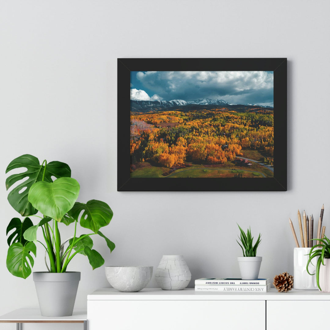 Golds of Autumn - Framed Print - Visiting This World