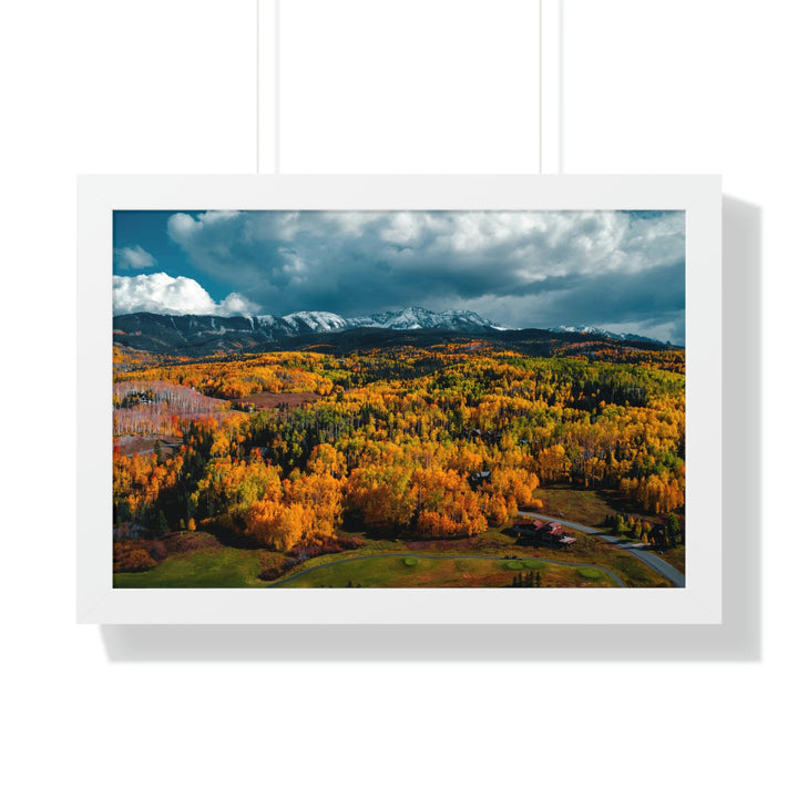 Golds of Autumn - Framed Print - Visiting This World