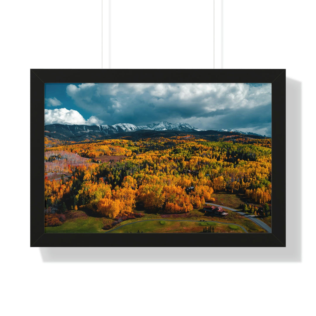 Golds of Autumn - Framed Print - Visiting This World