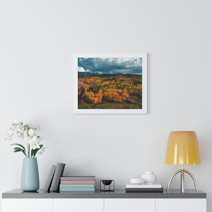 Golds of Autumn - Framed Print - Visiting This World