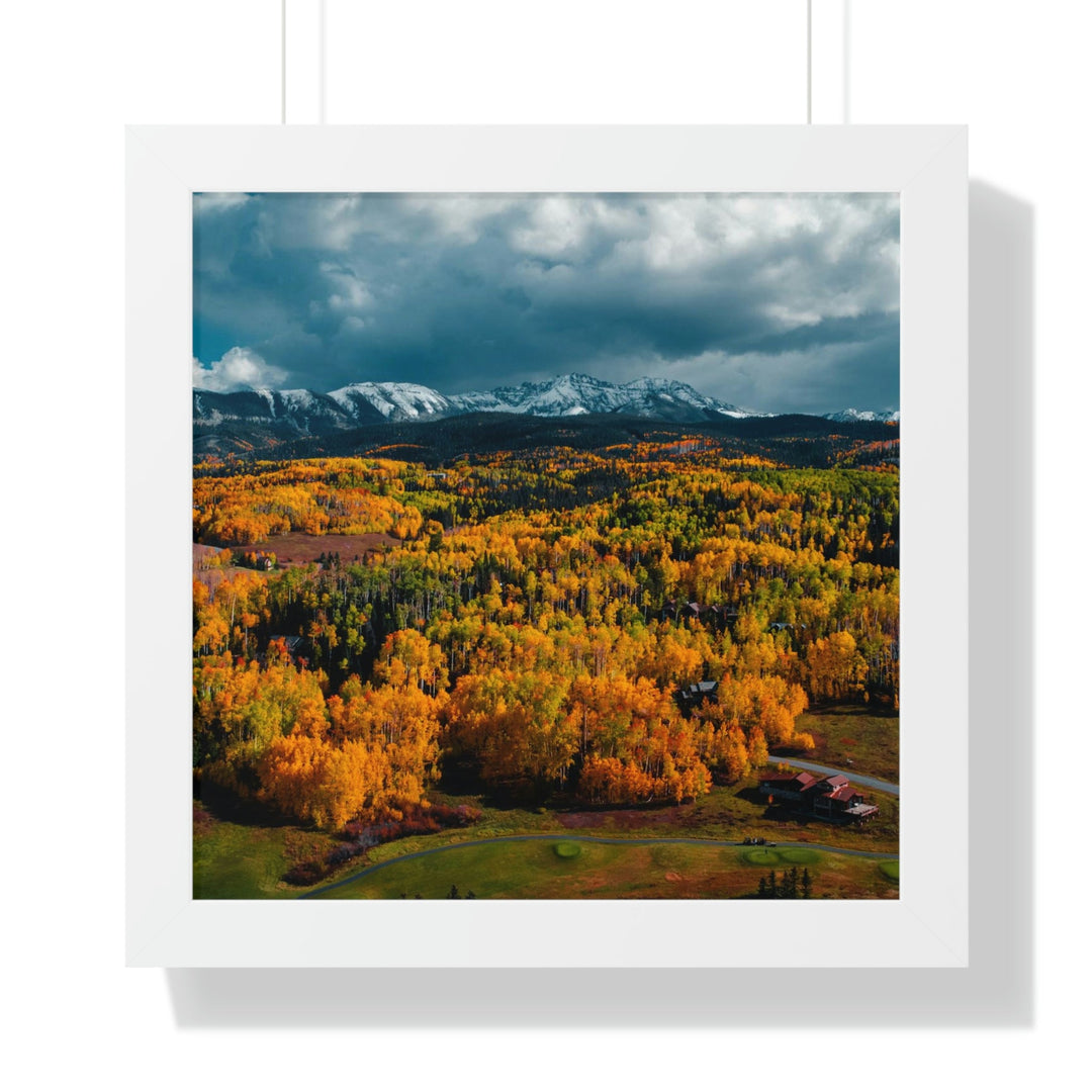 Golds of Autumn - Framed Print - Visiting This World