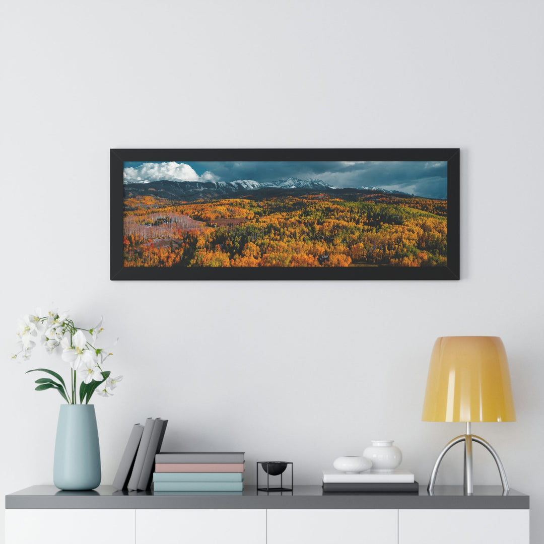 Golds of Autumn - Framed Print - Visiting This World